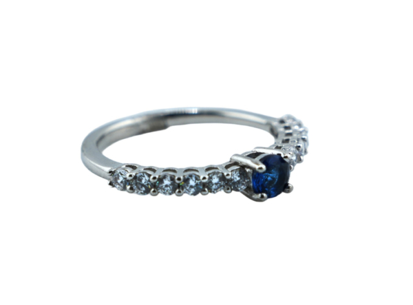 Sapphire Solitaire Ring