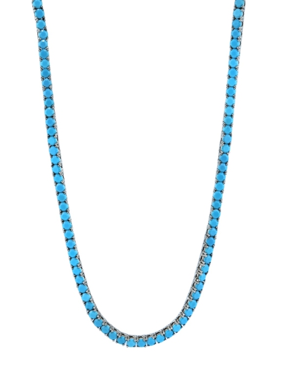 Turquoise Tennis Necklace