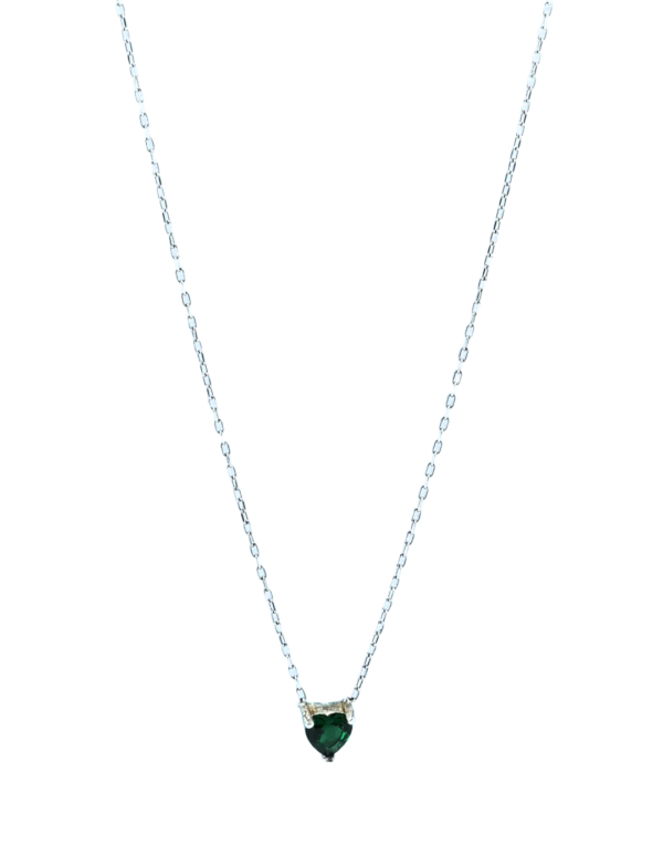 Emerald Heart Necklace