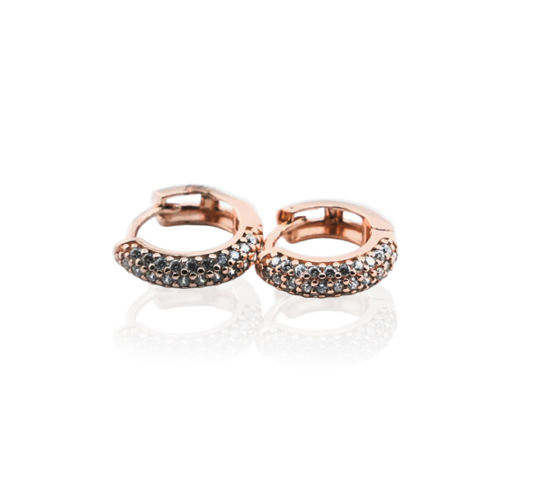 Rose Gold Hoops