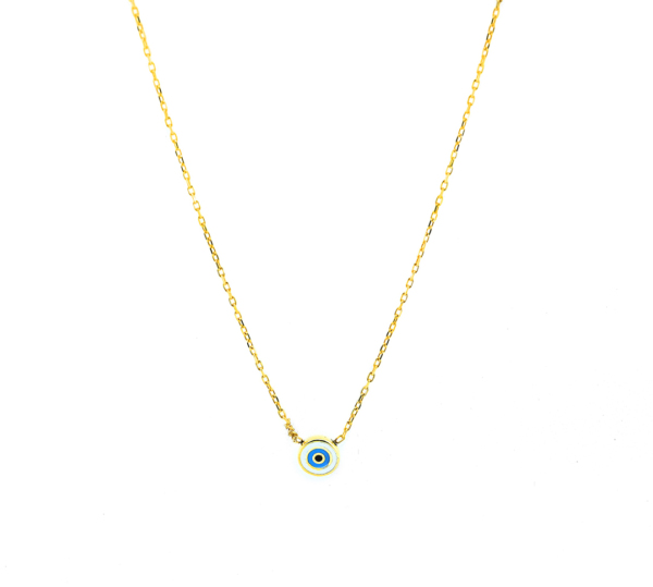 Gold Plated Evil Eye NEcklace